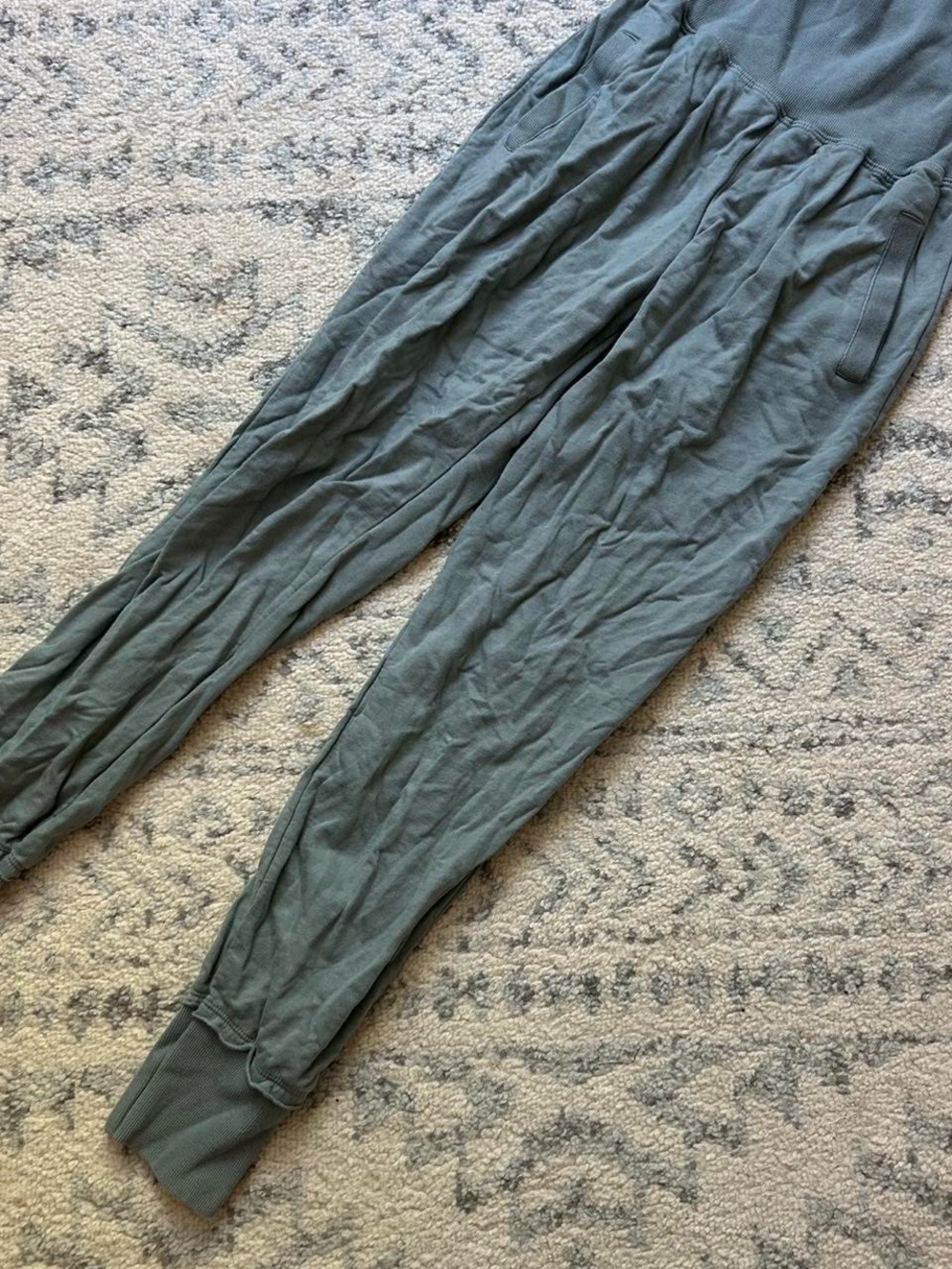 women’s Casual Jogger Pants in Slate Green
